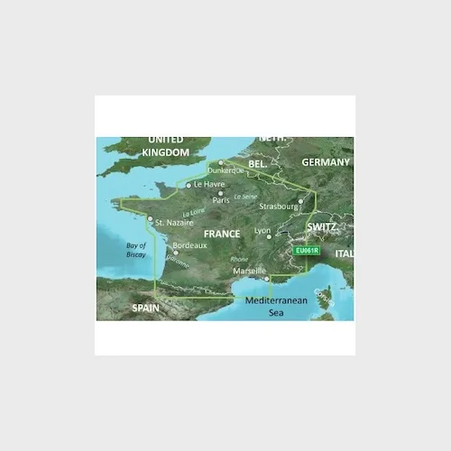 Garmin BlueChart g3 EU061R – France Atlantic and Mediterranean Coasts