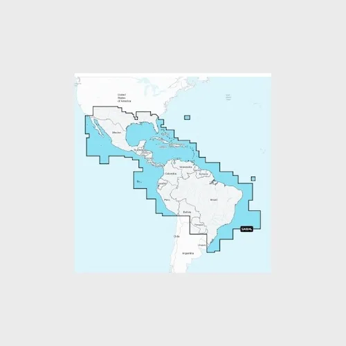 Navionics+ SA004L – Mexico, Caribbean to Brazil